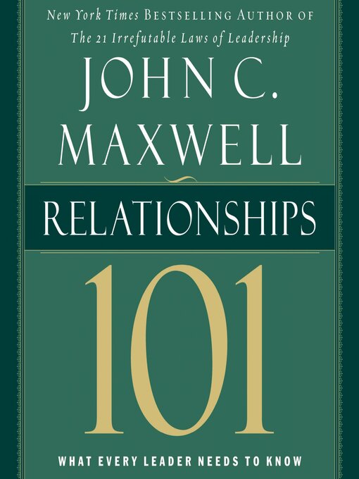 Title details for Relationships 101 by John C. Maxwell - Available